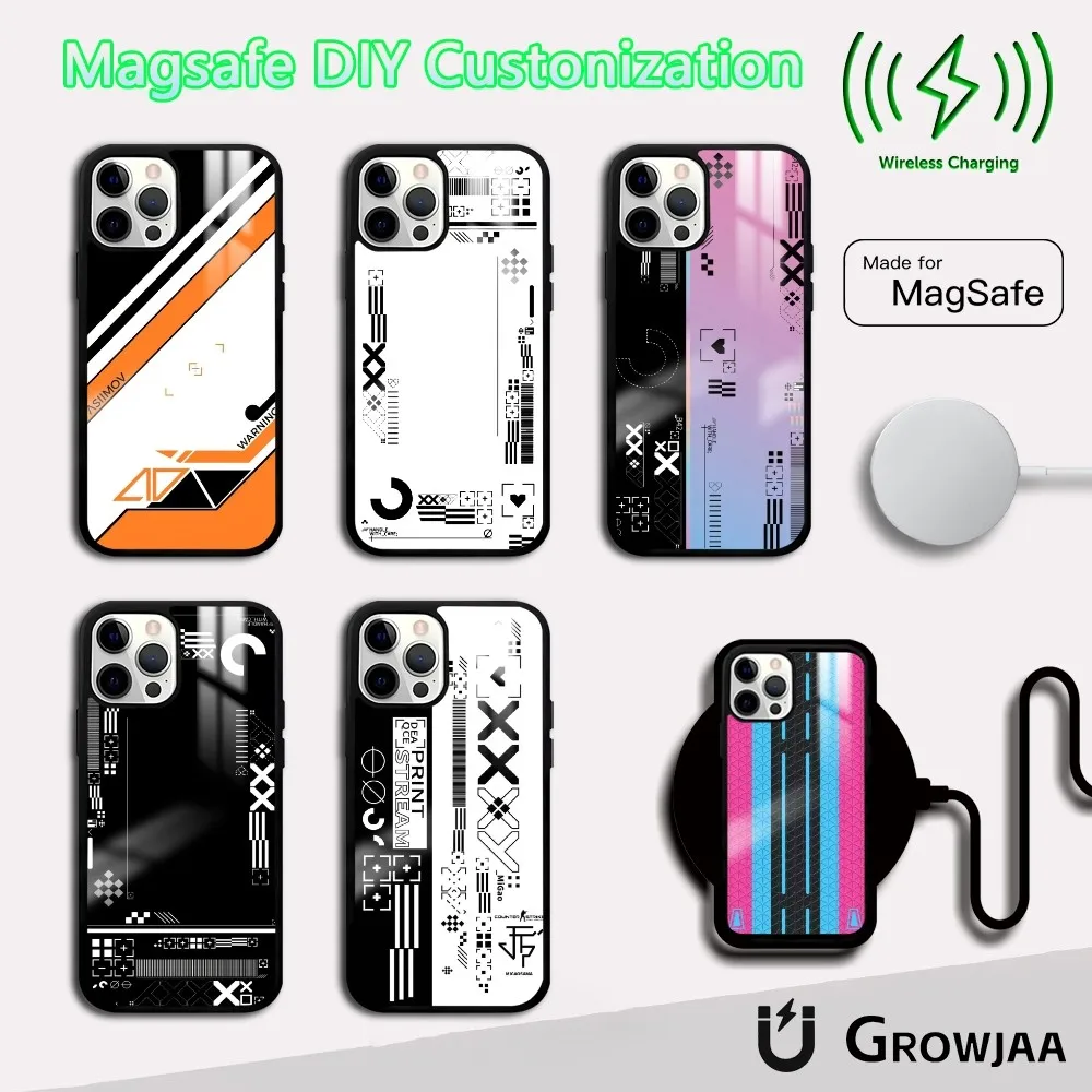 Spiel CS2 C-Counter Strikes Handyhülle für iPhone 16 15 14 13 12 11 Pro Max Plus Mini Magsafe Spiegel Drahtlose magnetische Abdeckung