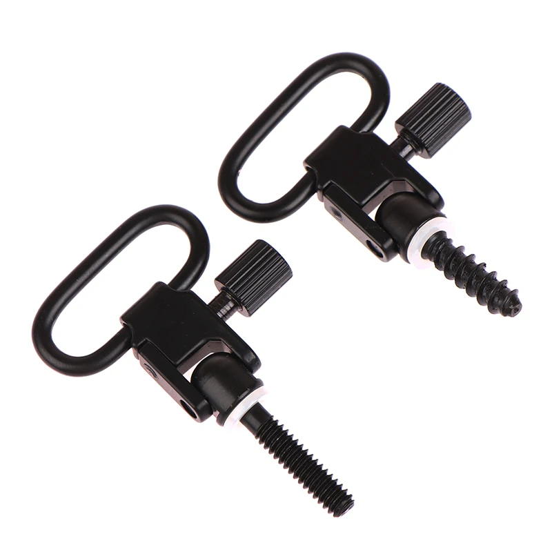 

2 PCS Quick Detach Sling Swivels Studs Hunting Accessories Rifle Carbon Steel Kit QD Sling Swivels Sports With Screws