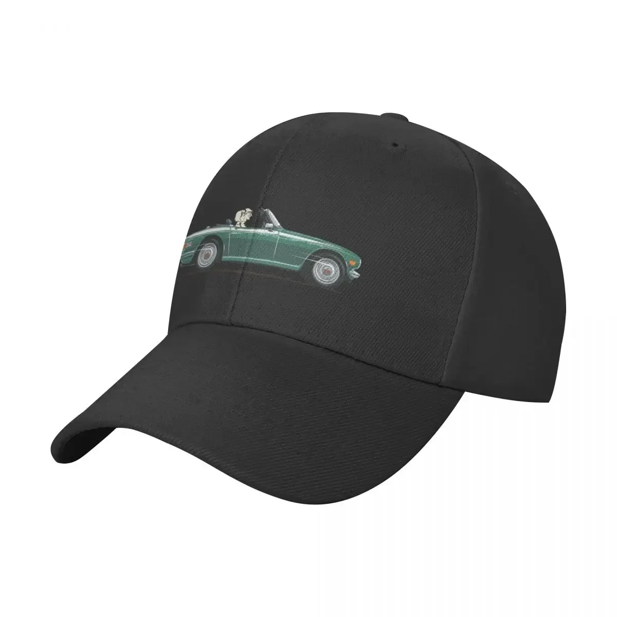 

British Racing Green color TR6 – the Classic British Sports Car Baseball Cap |-F-| Luxury Hat Caps For Men Women's