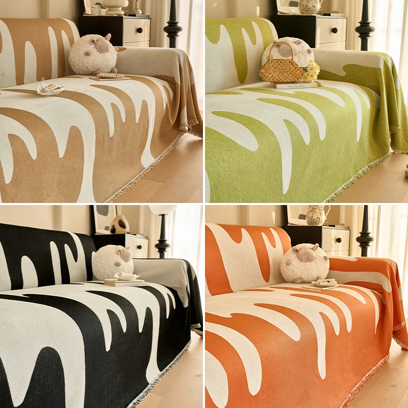 Home Sofa Covers Living Room Sofas Cover Sofa Blanket 3 Seater Full Cover Qknitted Blanket For Sofa 6