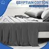 100% Egyptian Cotton 4/6Pcs Sheet Set 800TC Multi Size Bedding Set Long Staple Cotton Fitted Sheet Top Bed Sheet Pillowcase Soft 5
