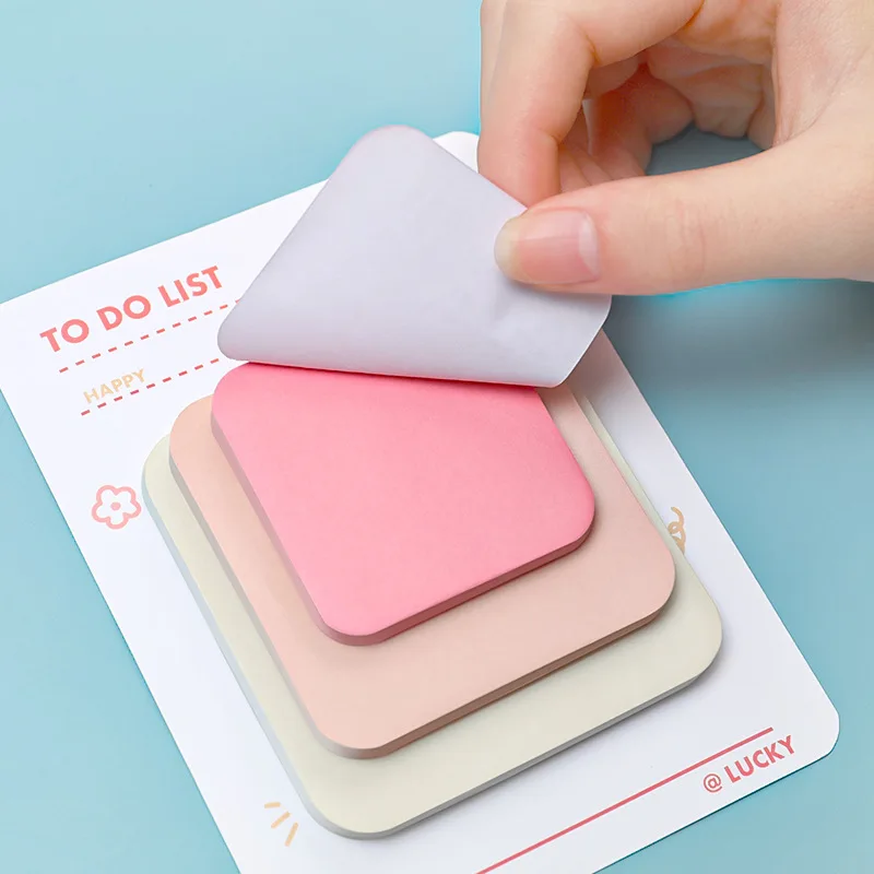 

Multi-size Sticky Notes Color Ins Stationery Memo Pad Notes Message Paper Journal Decora Posted Tabs Its School Office Supplies