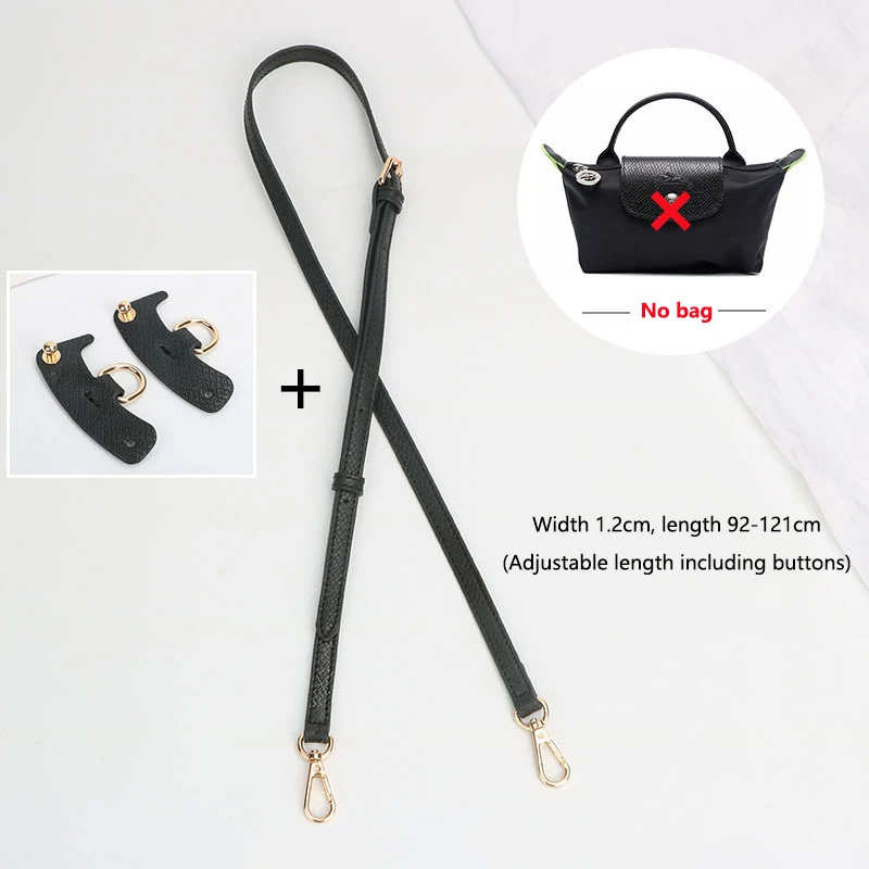 Genuine Leather Shoulder Strap Set for Crossbody Bag Transformation