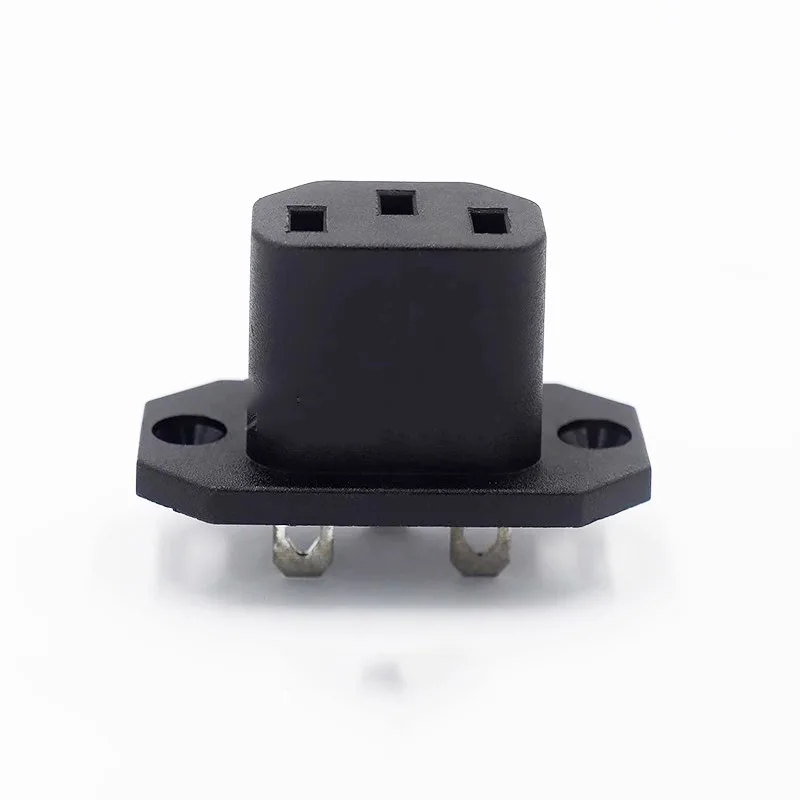 5PCS/LOT LZ-F-10 Power supply socket with ear lighting C13 socket CCC KC certified