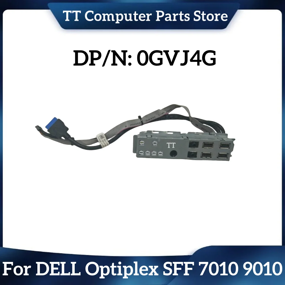 Tt Per Dell Optiplex Sff 7010 9010 Pannello I/O Anteriore Usb / Audio Con Cavi Gvj4G Muslimate