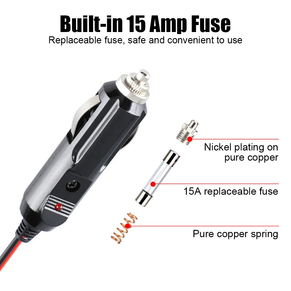 ڵ й ڵ ׼, ǻ 15A, 12V, 24V, ڵ  , ͽټ ڵ  ÷,  ̺ 3.7m