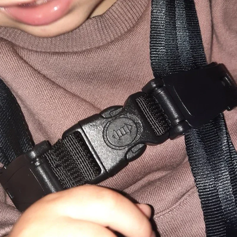 Car Seat Belt Adjustable Strap Highchair Safety Harness Strap Lock Anti Escape Child Baby Chest Clip Travel Car Backpack Clip highchair accessories children strap buckle