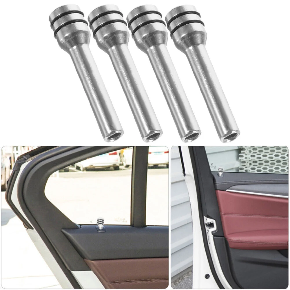 Description Picture 6 of item4 Pcs Lock Pin For Pickup Car Knobs Vehicle Bolt Door Truck Aluminum Alloy 1.93X0.47X0.28in Car Door Lock Knobs