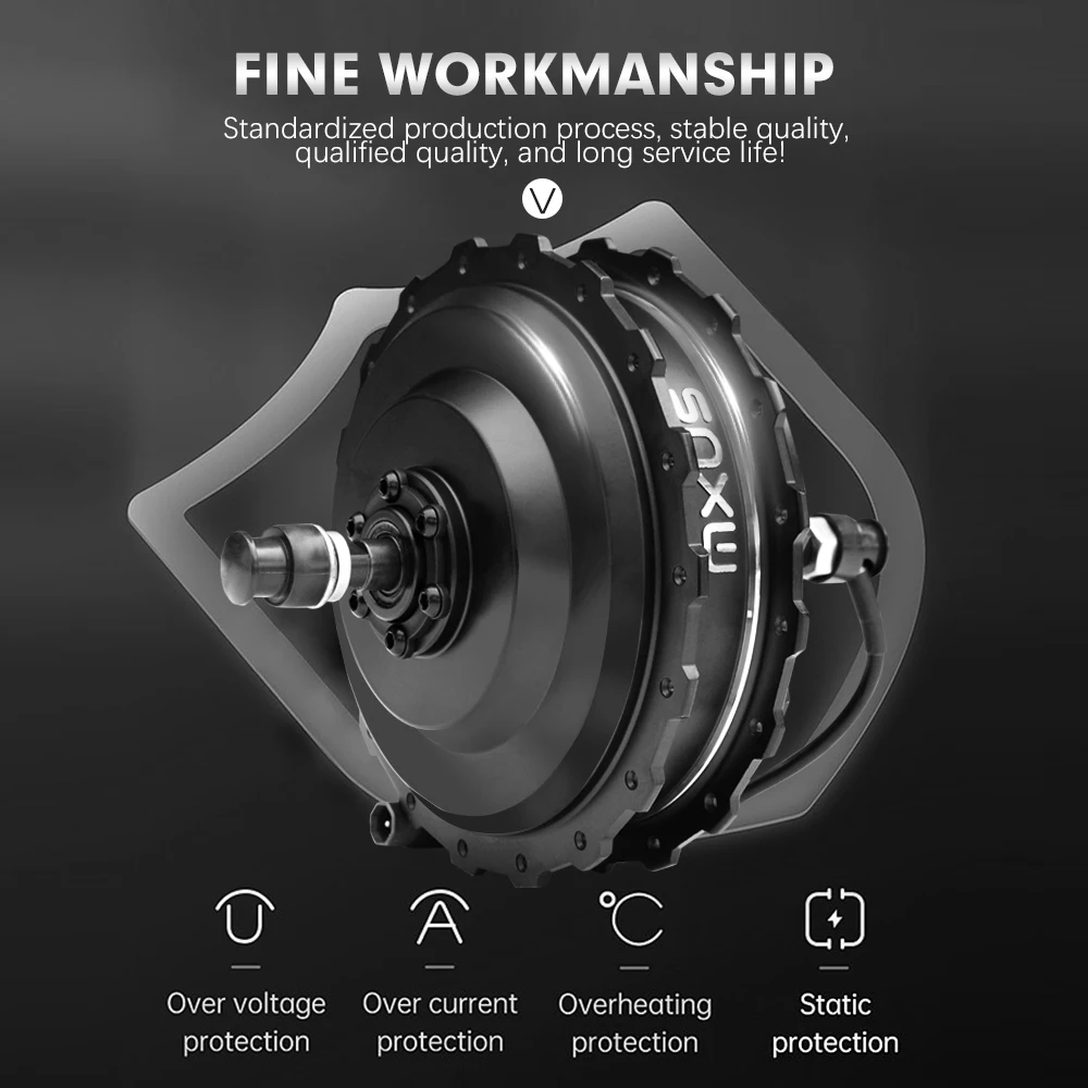 MXUS Brand Ebike Conversion Kit 48V 750W E-bike Brushless Rear Hub Motor Wheel 20-29Inch 700C For Electric Bike Conversion Kit — view 4