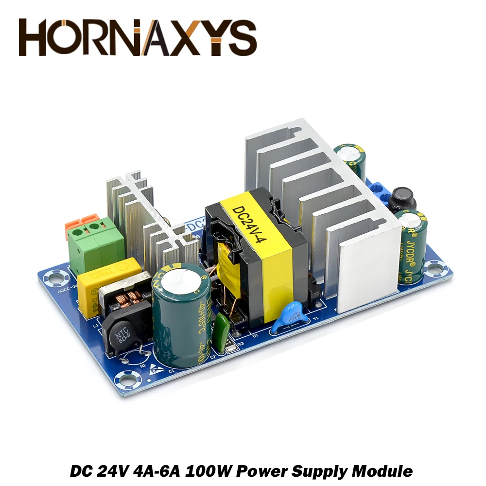 AC 85 265V To DC 24V 4A 6A 100W Switching Power Supply โมดูล AC DC ...