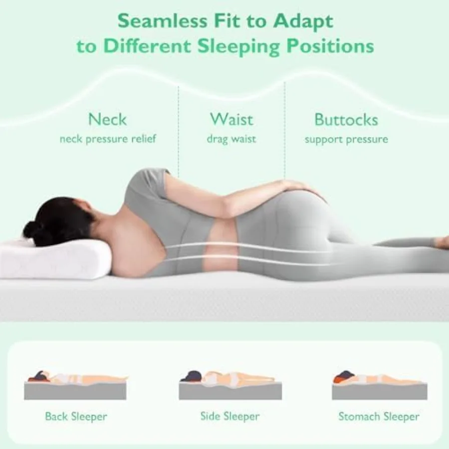 California King Mattress 6 inch Gel Memory Foam Mattress Medium Firm Mattresses for Cool Sleep Relieving Pressure Relief CertiP