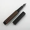 Sandalwood Mini Pocket Wood Fountain Pen Exquisite Smooth Writing Business Signature Pen High-end Black Nib 1