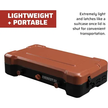 Mountain Series Everest 2X - High Output Two-Burner Camp Stove - Lid Doubles as Windscreen - Portable Cooking Stove 6