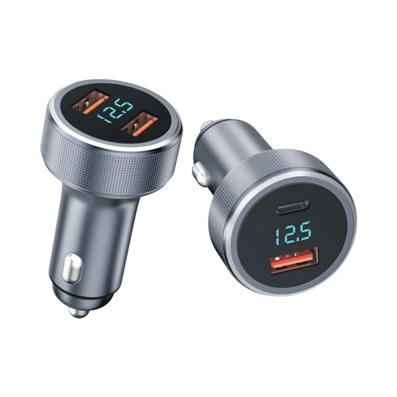 54W USB Car Charger Type C PD Quick Charge 3.0 Fast Charging for iPhone 13 Samsung Phone Charge QC3.0 Dual Car USB Adapter