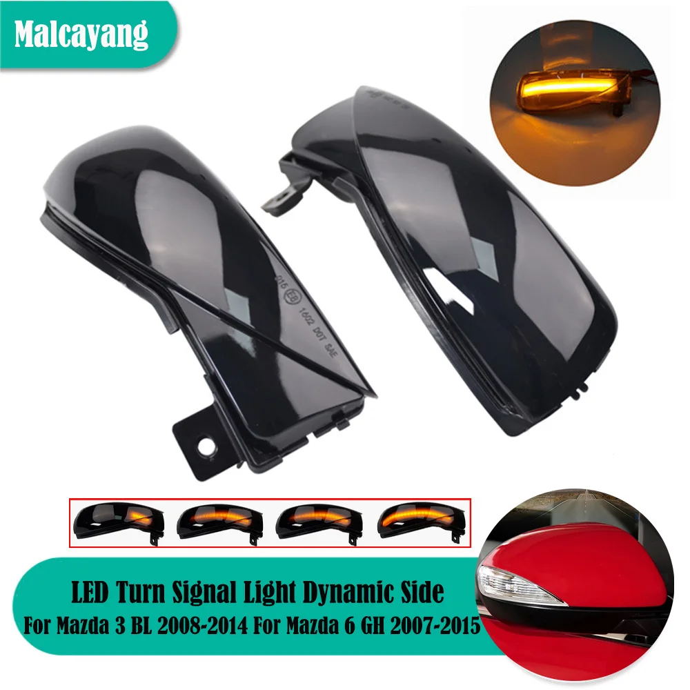 

Высококачественный динамический фонарь для поворота, фонарь для Mazda 3 BL 2008-2014 Mazda 6 GH 2007-2015