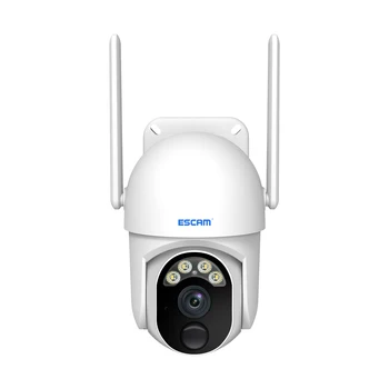 ESCAM-3mp 1296P Ubox APP 태양광 무선 PTZ IP 카메라, AI 휴머노이드 알람, 풀 컬러, 자동 추적, 홈 보안 모니터