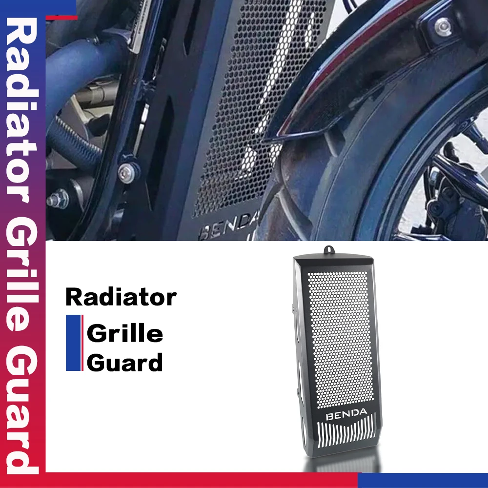 

For BENDA bd300 BD 300 Radiator Guard Motorcycle Accessories Motorbike Part BD300 Aluminum Radiator Grille Guard Protector Cover