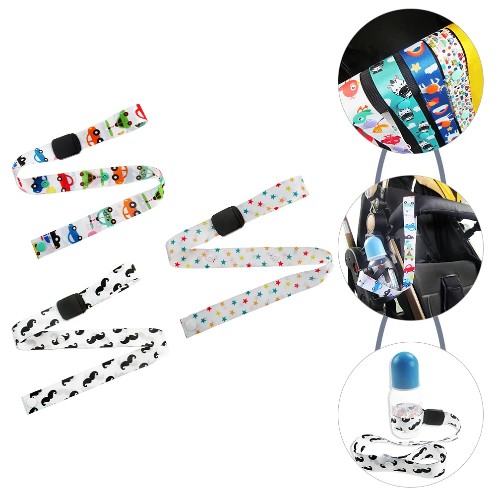 

Baby Bottle Anti Drop Chain Safety Straps Feeding Cup Nursery Catcher Bottles Harness Holder