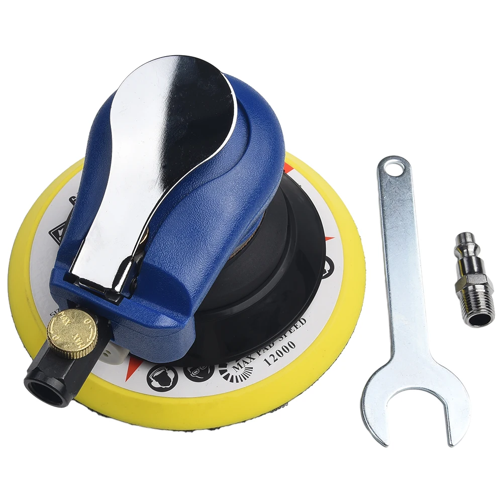 

1pcs Multifunctional Pneumatic Sandpaper Machine Sealing Glaze Waxing Machine For 5/6inch Tray Polishing Furniture Wood