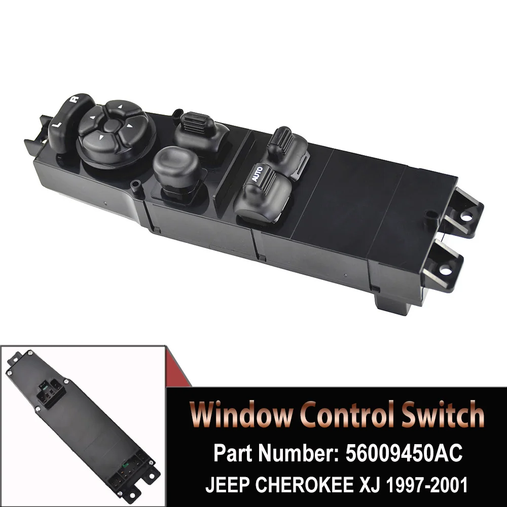 

Переключатель Стеклоподъемника 56009450AB 68171682AA 56009450AC для Jeep Cherokee XJ 1997-2001