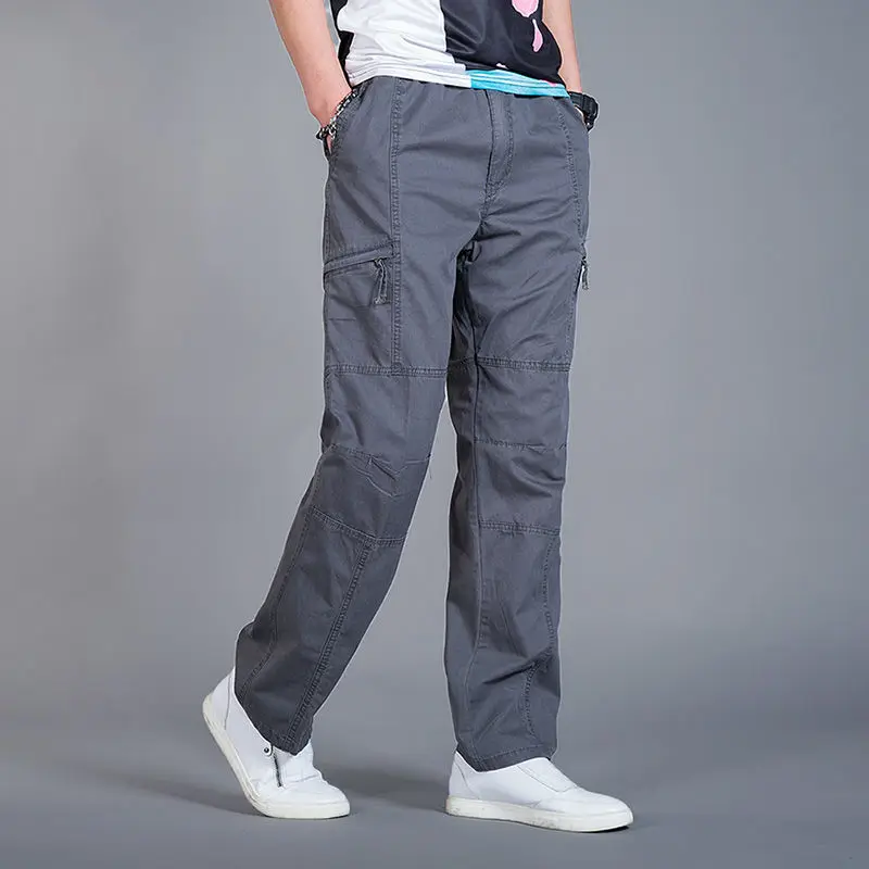 سراويل رجالية كاجوال، مناسبة للصيف والربيع، متوفرة...