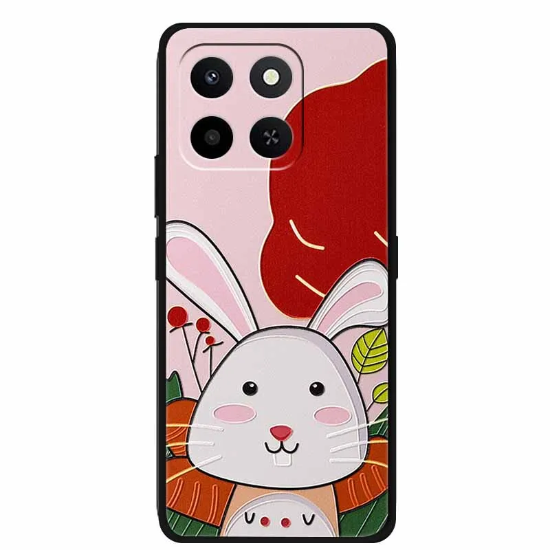 3D Lovely Floral Soft Silicone Phone Case - TPU Protector