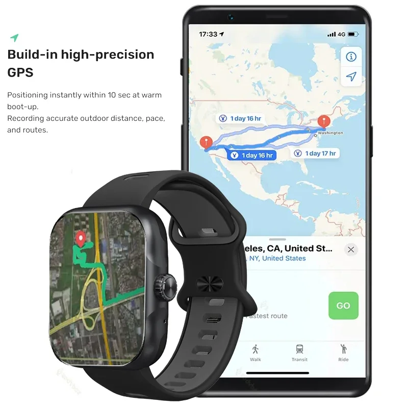 HD AMOLED GPS  м Ʈ ġ, 3ATM  ÿ  ÷,  ȭ,  Ʈ ġ, 1.78 ġ, 2024 ǰ