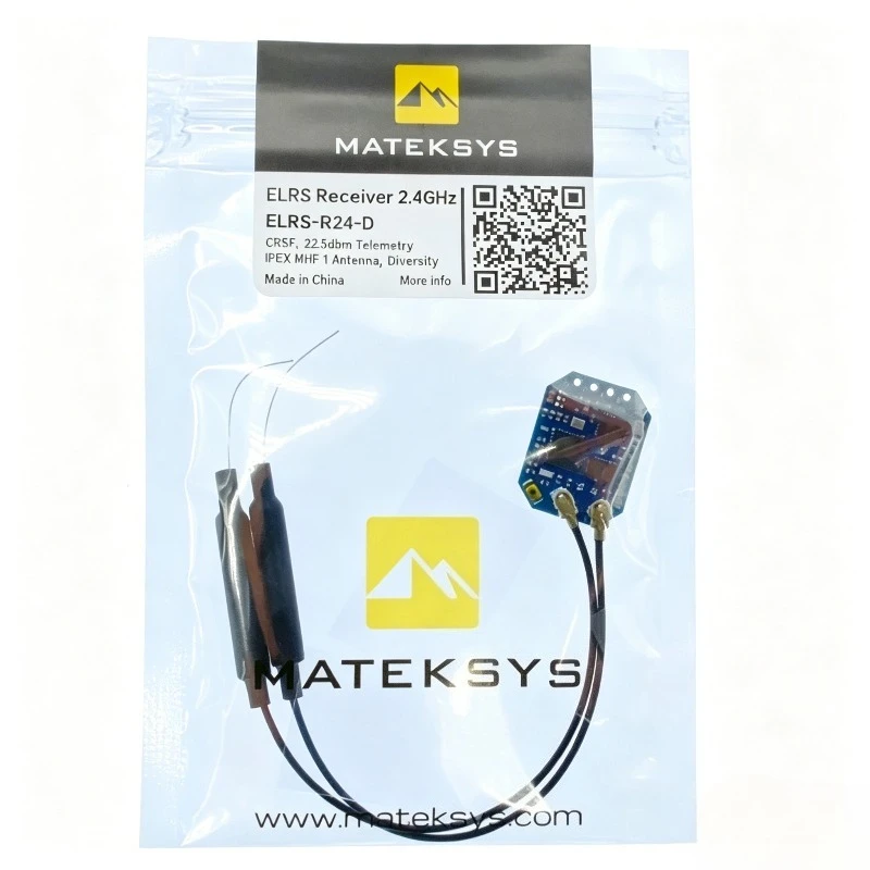 Récepteur ELRS 2.4G MATEKSYS ELRS-R24-D CRSF pour drone FPV