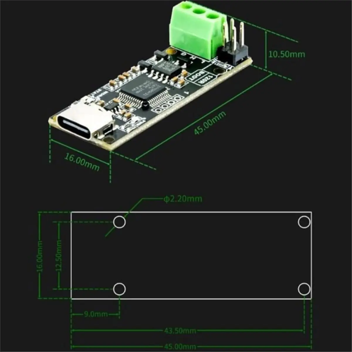 A32I Canable V2.0 Usb to Can 분석기(Stm32g431c8t6 프로세서..