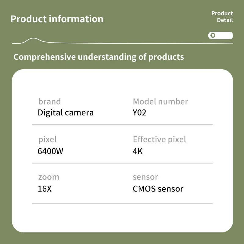 Cross-border Flip Screen Retro Campus Student Digital Camera CardCCDMicro SLR Camera HD Pixel Photography