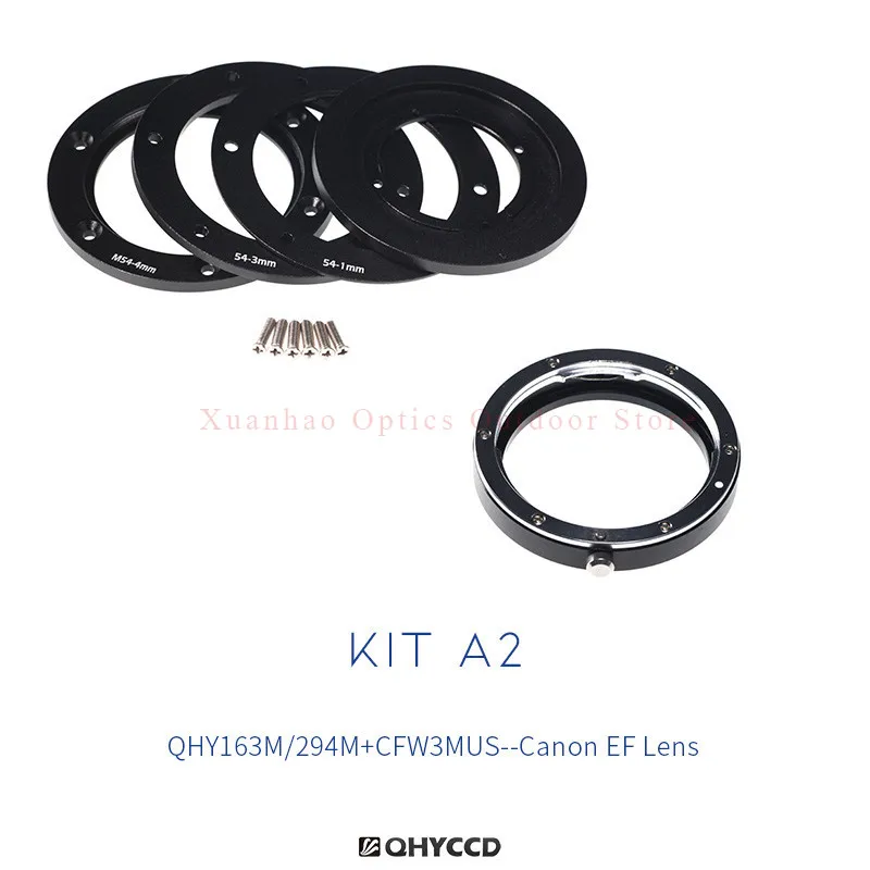 

QHYCCD Adapter Kits 2.0 Combo A1 A2 A3 B1 B2 B3 C1 D1 D2 D3 M42 M54 All-in-one Kit QHY camera back focal lens solution