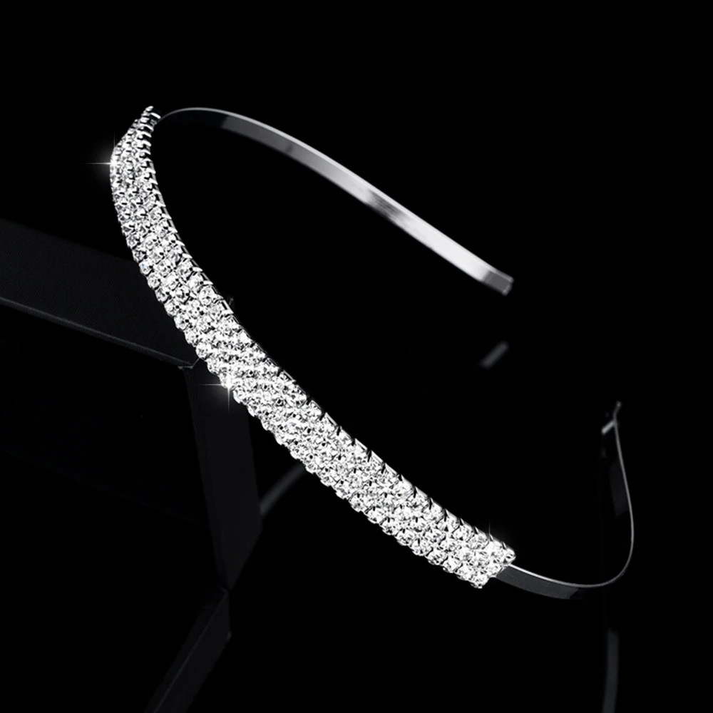Braut Kristall Strass Perle Tiaras und Kronen Stirnband Kind Blumenmädchen Brautjungfer Hochzeit Haarschmuck Haarschmuck – Detail 14