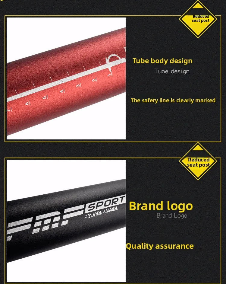 Fahrrad einziehbares Sitzrohr Aluminiumlegierung Rennrad Sitzstange Faltradrohr Aluminiumlegierung Berg erweiterte Sitzstange – Detail 3