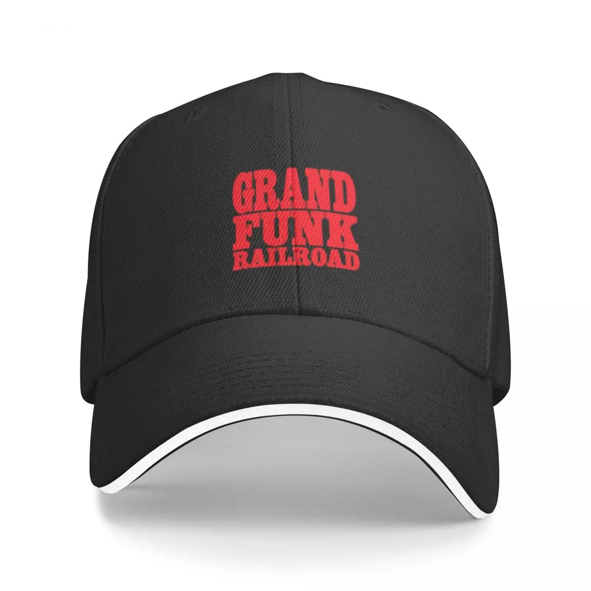 Best Trending - Grand Funk Railroad Red Baseball Cap Sun Cap Protezione Solare Trucker Cap Luxury Men Golf Wear Women'S