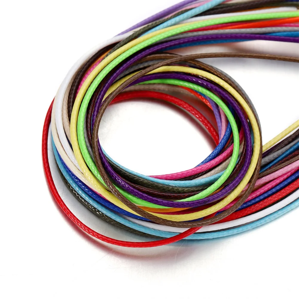 10 Teile/los 1,5mm Bunte Fauxs Lederband Einstellbare Geflochtenen Seil Für Halskette Armband DIY Schmuck Machen Supplie Zubehör – Detail 5