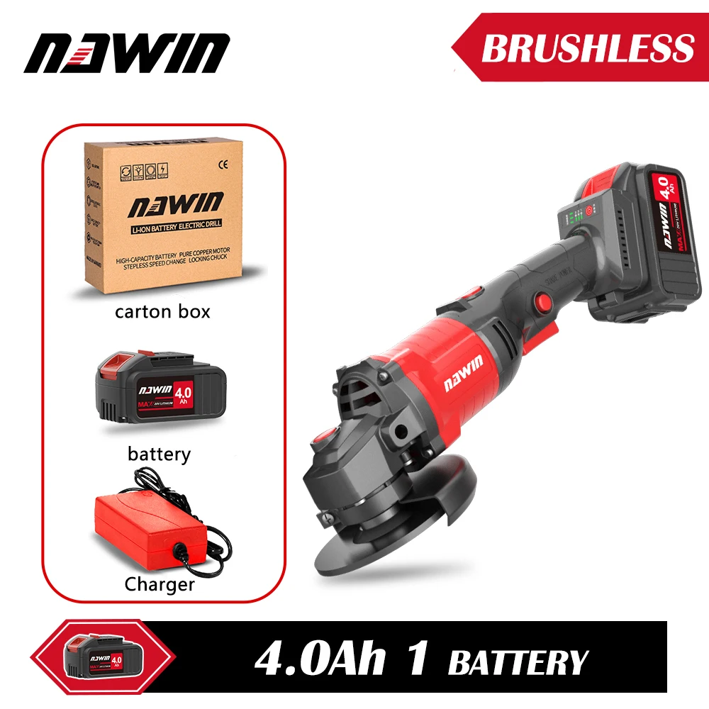 Аккумуляторная угловая шлифовальная машина с литий-ионным аккумулятором, 20 в, 125 мм Аккумуляторная угловая шлифовальная машина с литий-ионным аккумулятором, 20 в, 125 мм