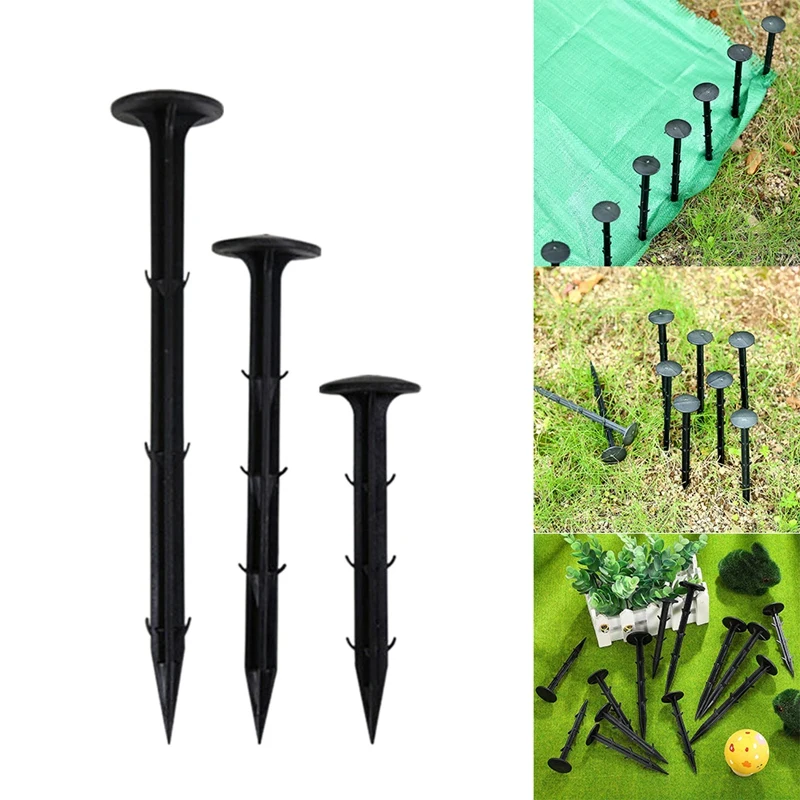 

Gardening Ground Cloth Pe Grass Cloth Ground Nails Plastic Ground Nails Ground Cloth Nails Mulch Barbed Nails