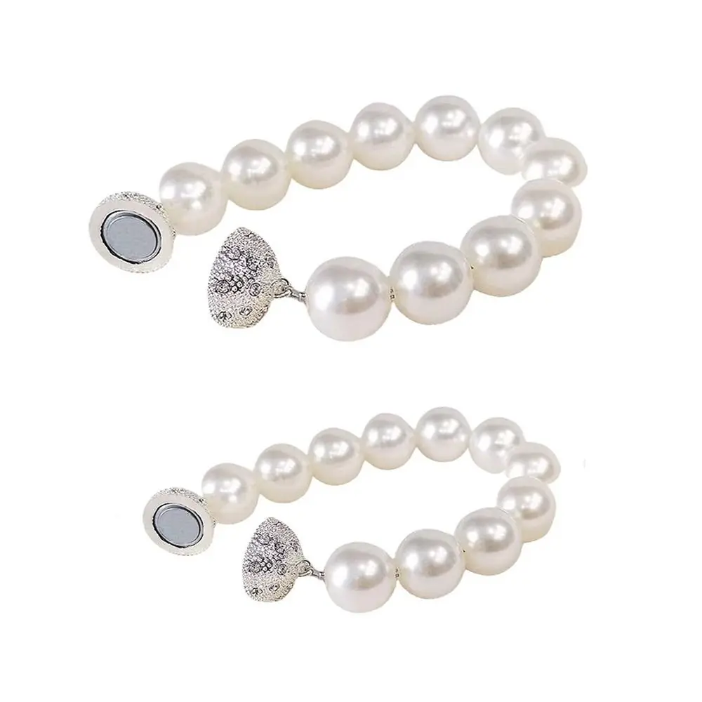 Pearl Magnetic Curtain Tie Backs Curtain Tieback Rope Holder Hooks Binding Strap Kids Room Decoration Accessorie curtain accessories curtain tiebacks