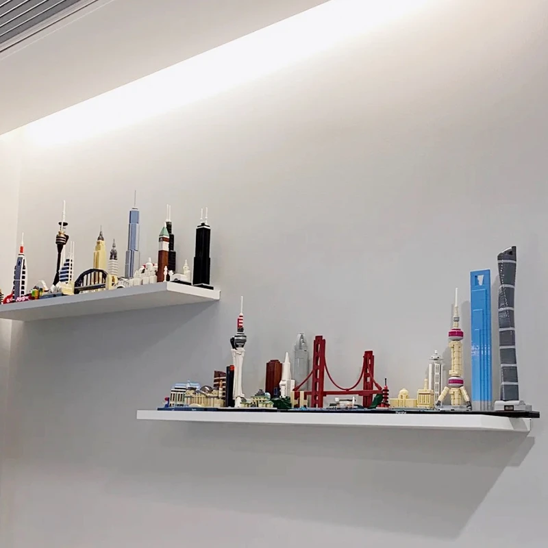 New York City Architecture Skyline Building Blocks Tower Building Bricks Town Street 21051 Tokyo Skyline Toys For Children Gifts