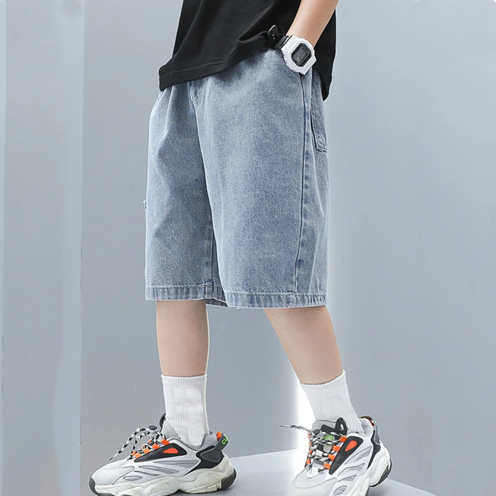 2 Year Clothes Boy Boys Denim Shorts Straight Jeans Shorts Summer Casual Short Pocket