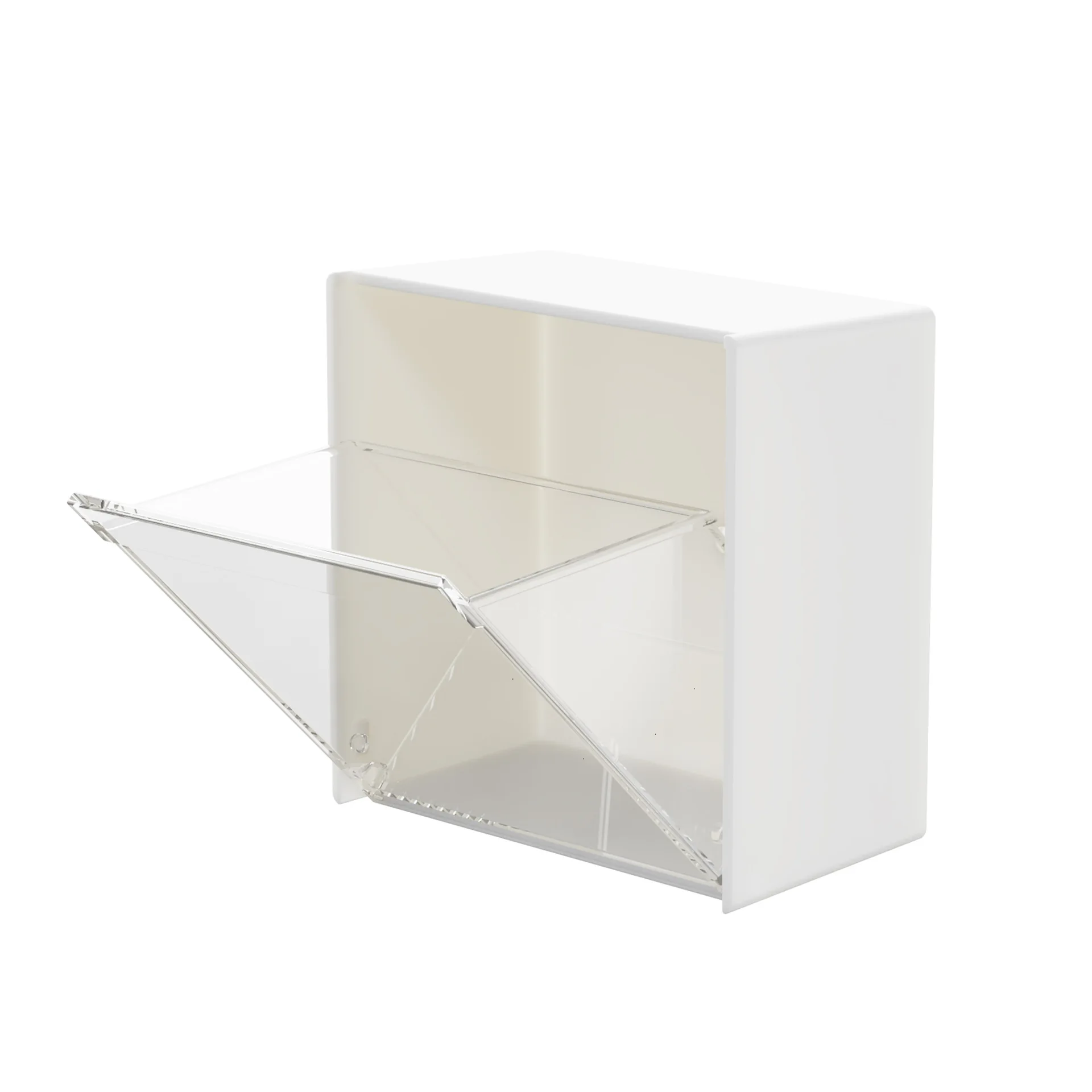 Bliss by Home Porta tamponi per bagno, contenitore in legno femminile, organizer per prodotti da donna, decorazione per fattoria, contenitore per assorbenti, accessori rustici (bianco