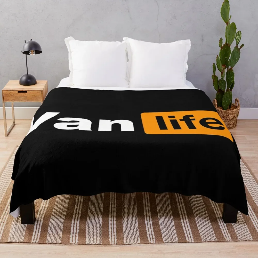 Van life Throw Blanket Fashion Sofas fluffy Beach Soft Plush Plaid Blankets