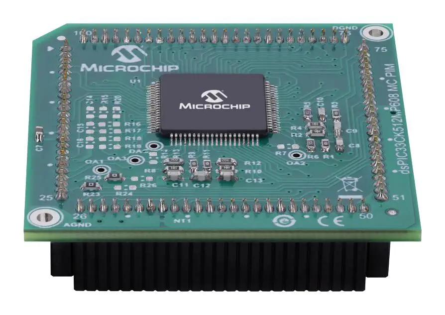 

Умная плата микрочипа EV33R40A, dsPIC33CK512MP608-I/PT, управление питанием-управление мотором