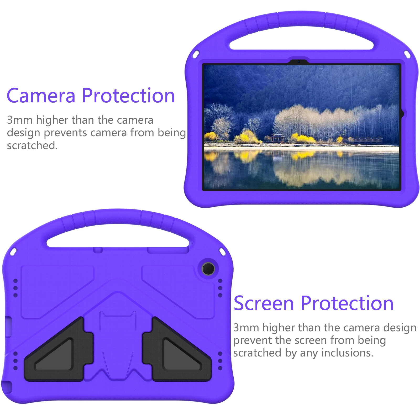 Durable EVA Kids Tablet Case with Handle and Stand for Samsung Galaxy Tab A Series
