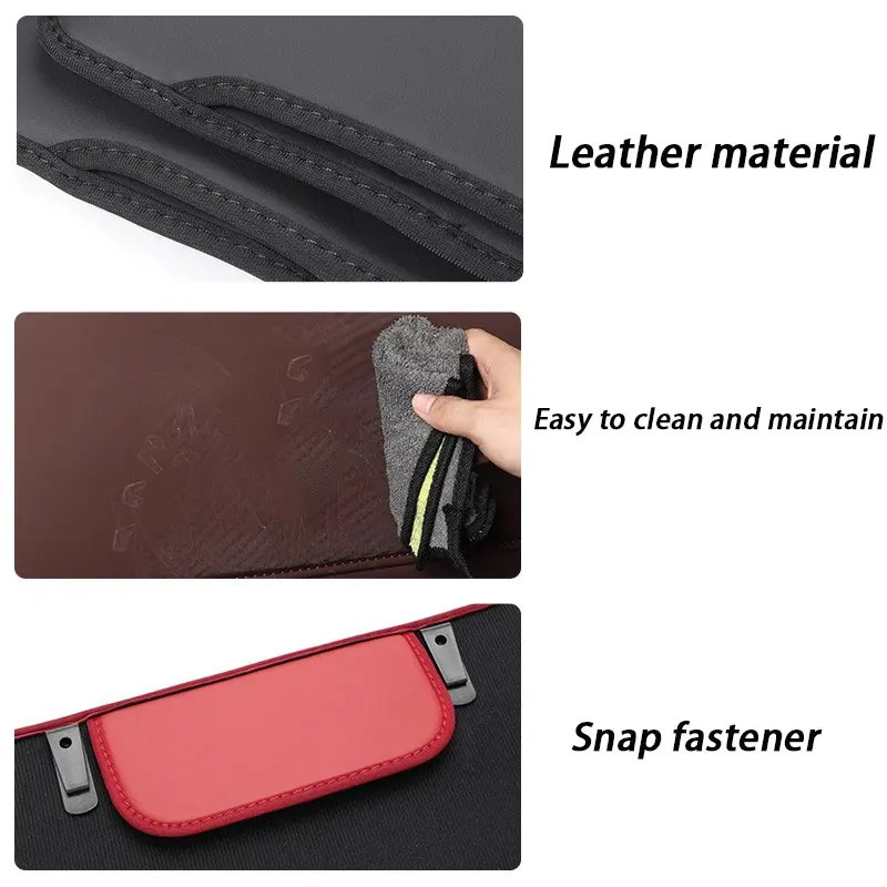 포르쉐 카이엔 92A 9YA Macan Panamera 인테리어 액세서리에 대 한 2pcs 자동차 좌석 뒤 안티 어린이 킥 패드 보호대 매트