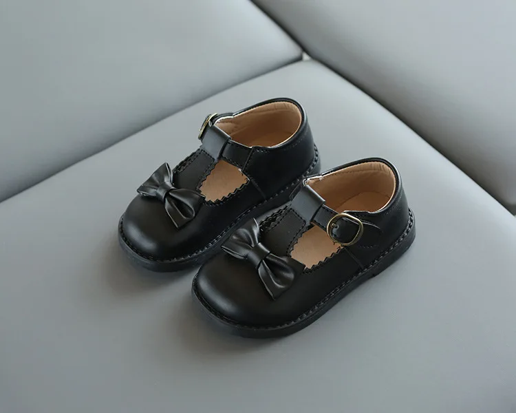 Mädchen-Oxfordschuhe Frühjahr/Herbst 2024, Kinderschuhe aus Leder, süße Mädchen-T-Riemenschuhe, Kleinkindschuhe, Schulschuhe, Auftrittsschuhe – Detail 13