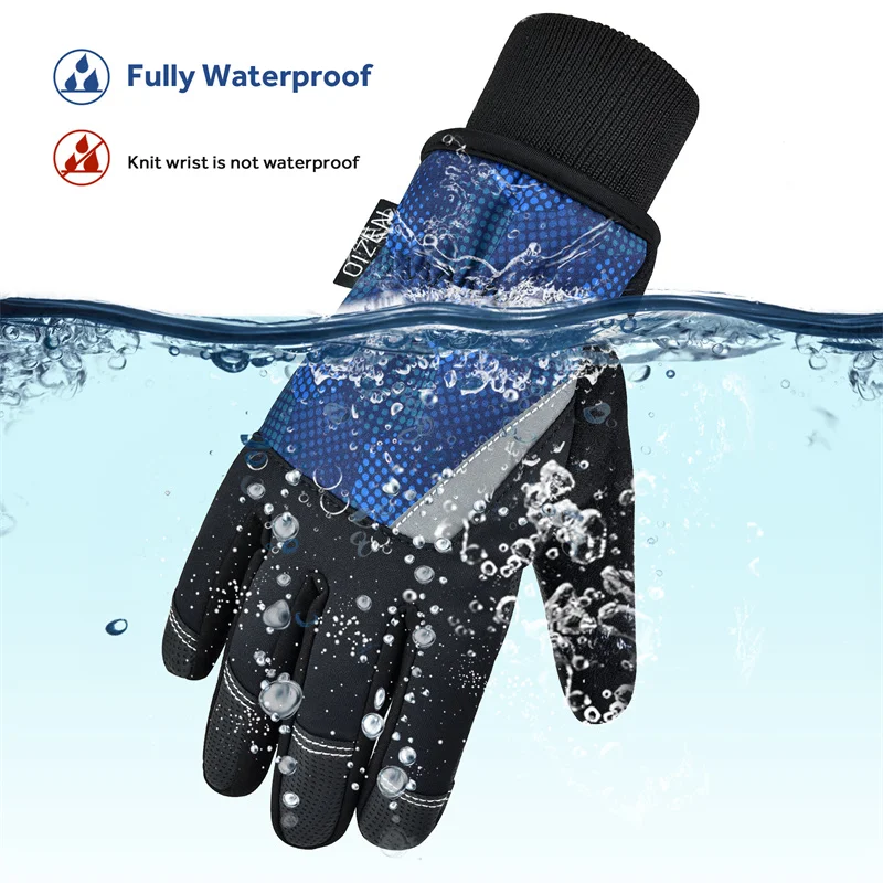 1 Pair Winter Touchscreen Work Gloves with C40 3M Thinsulate