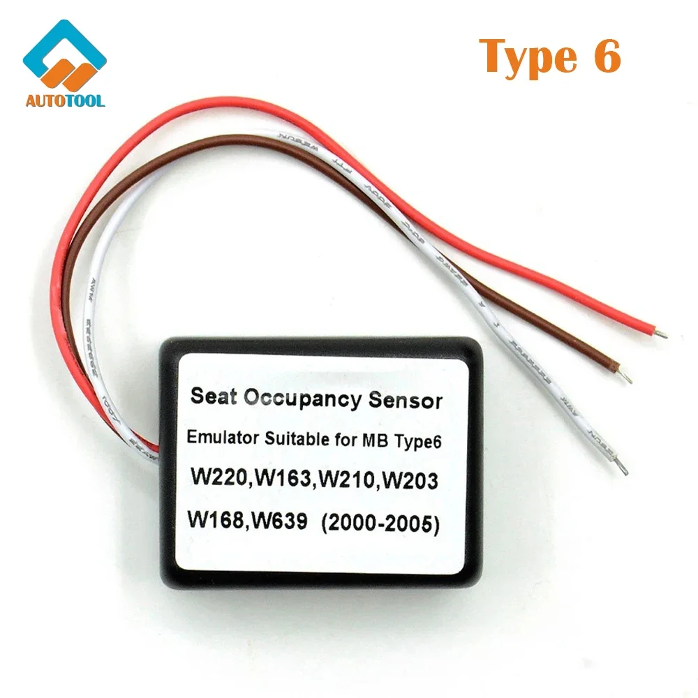 

Type 6 Seat Occupancy Occupation Sensor SRS Emulator for Benz Support W220 W163 W210 W203 W168 W639 Even More Car Tools