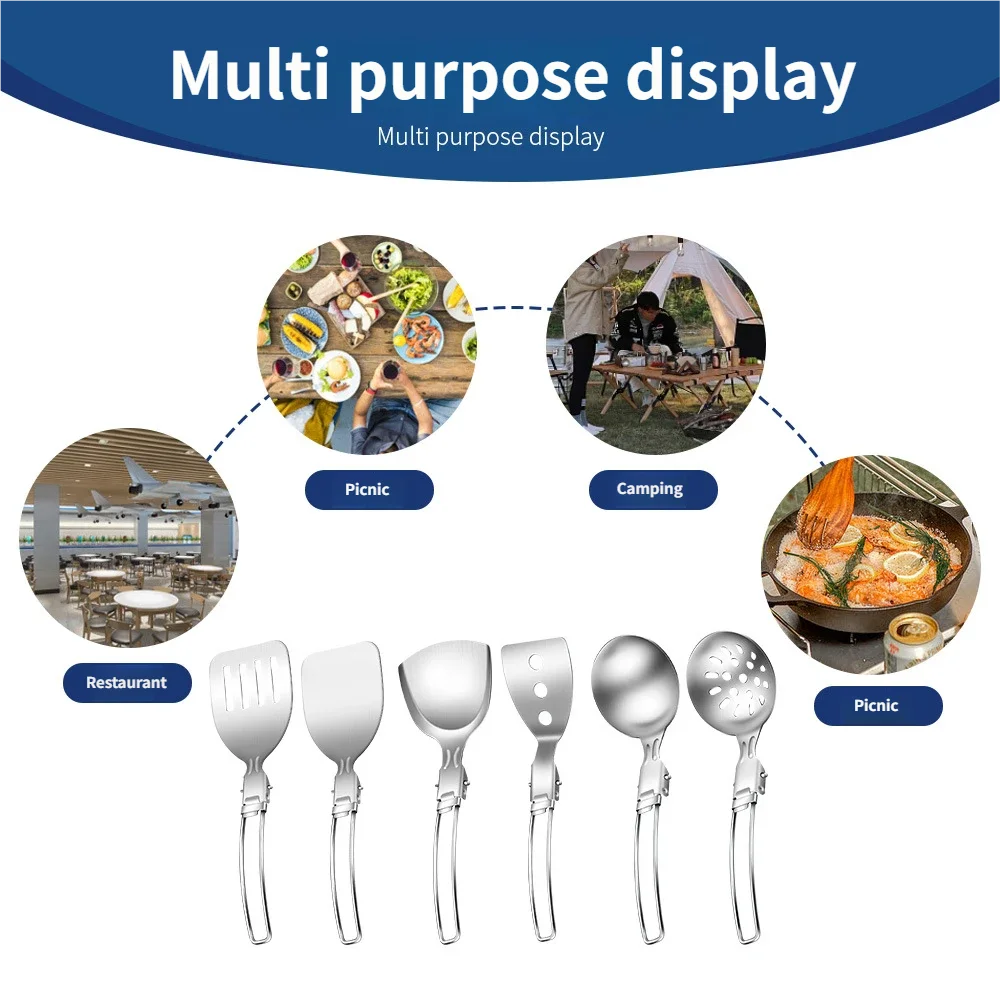 Deluxe Outdoor Cooking Utensil Set - Portable Stainless Steel Essentials