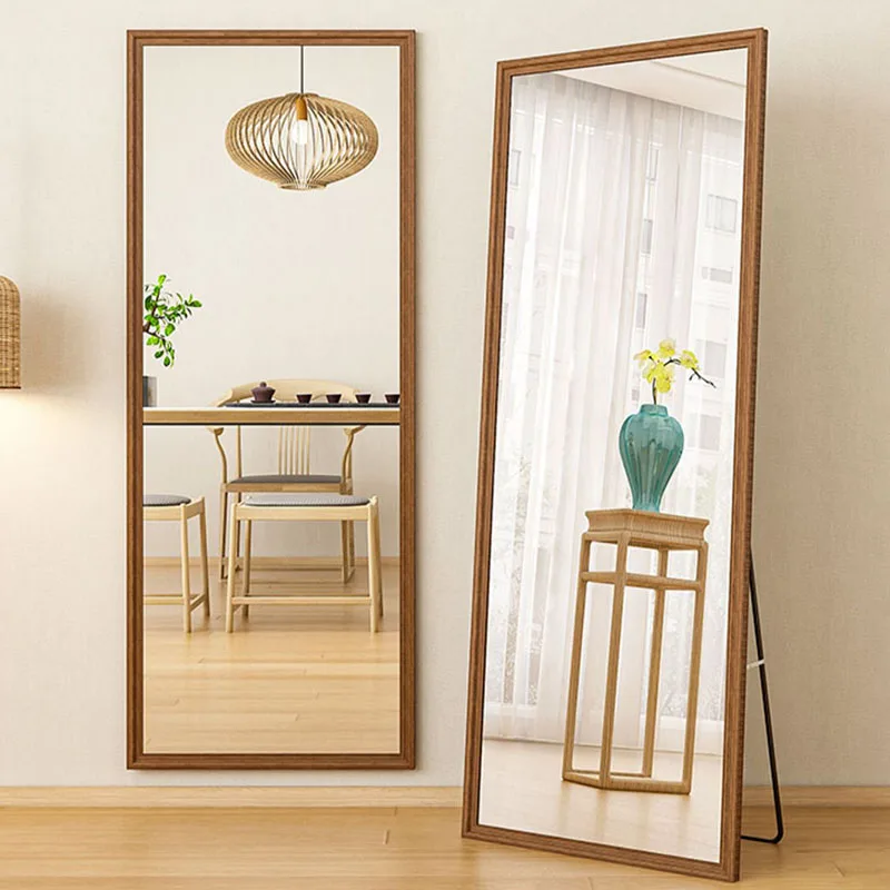 Wall Aesthetic Decorative Mirrors Bedroom Frame Cheap Nordic Full Body Mirror Rectangle Funky Espejo Cuerpo Entero Home Decor